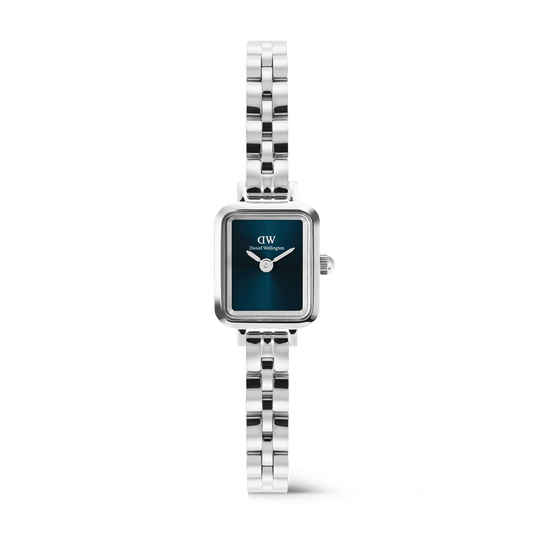 Daniel Wellington Quadro Mini Arch 3-Link 15x18mm Arctic Sunray Silver