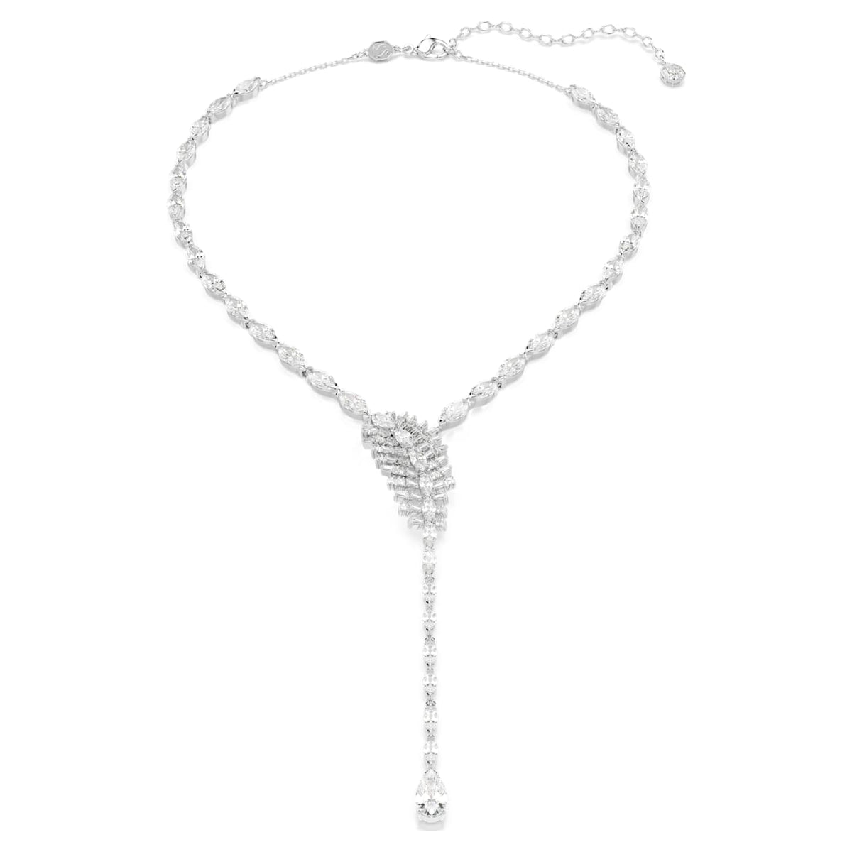 Collana Vienna, Bianca, Placcato rodio