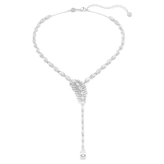 Collana Vienna, Bianca, Placcato rodio