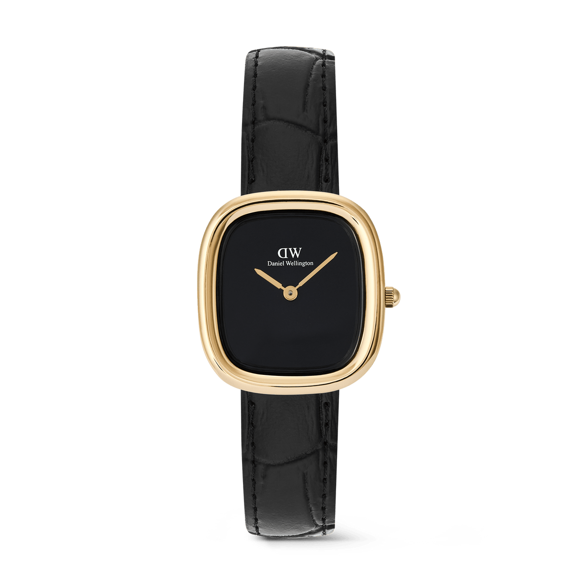 Daniel Wellington Margot 24x26mm Reading Onyx Ceramic Gold